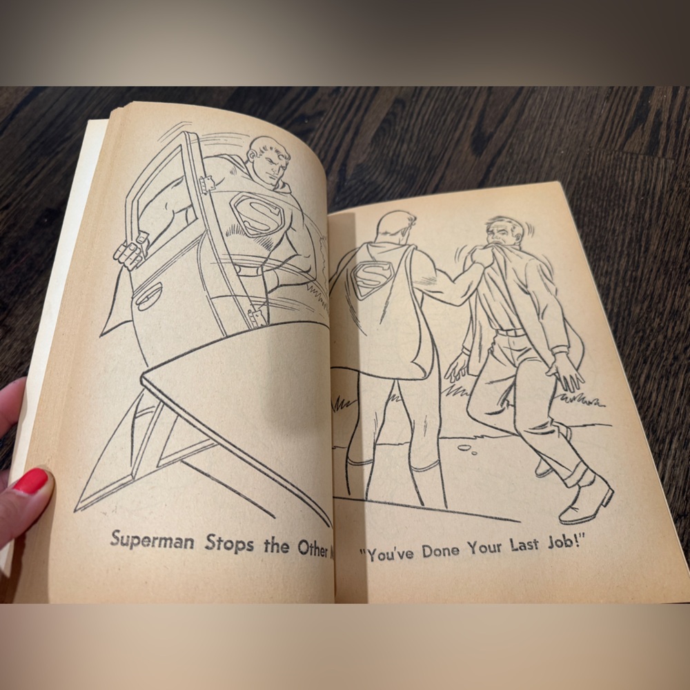 Vintage Collector Superman Coloring Book “The Missile Base Mystery” 1965 - Picture 4 of 5